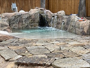 Artificial Rock Waterfalls